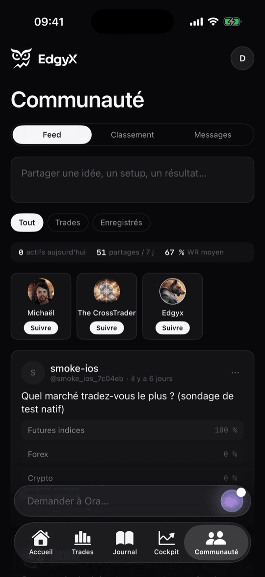Edgyx iOS · Community